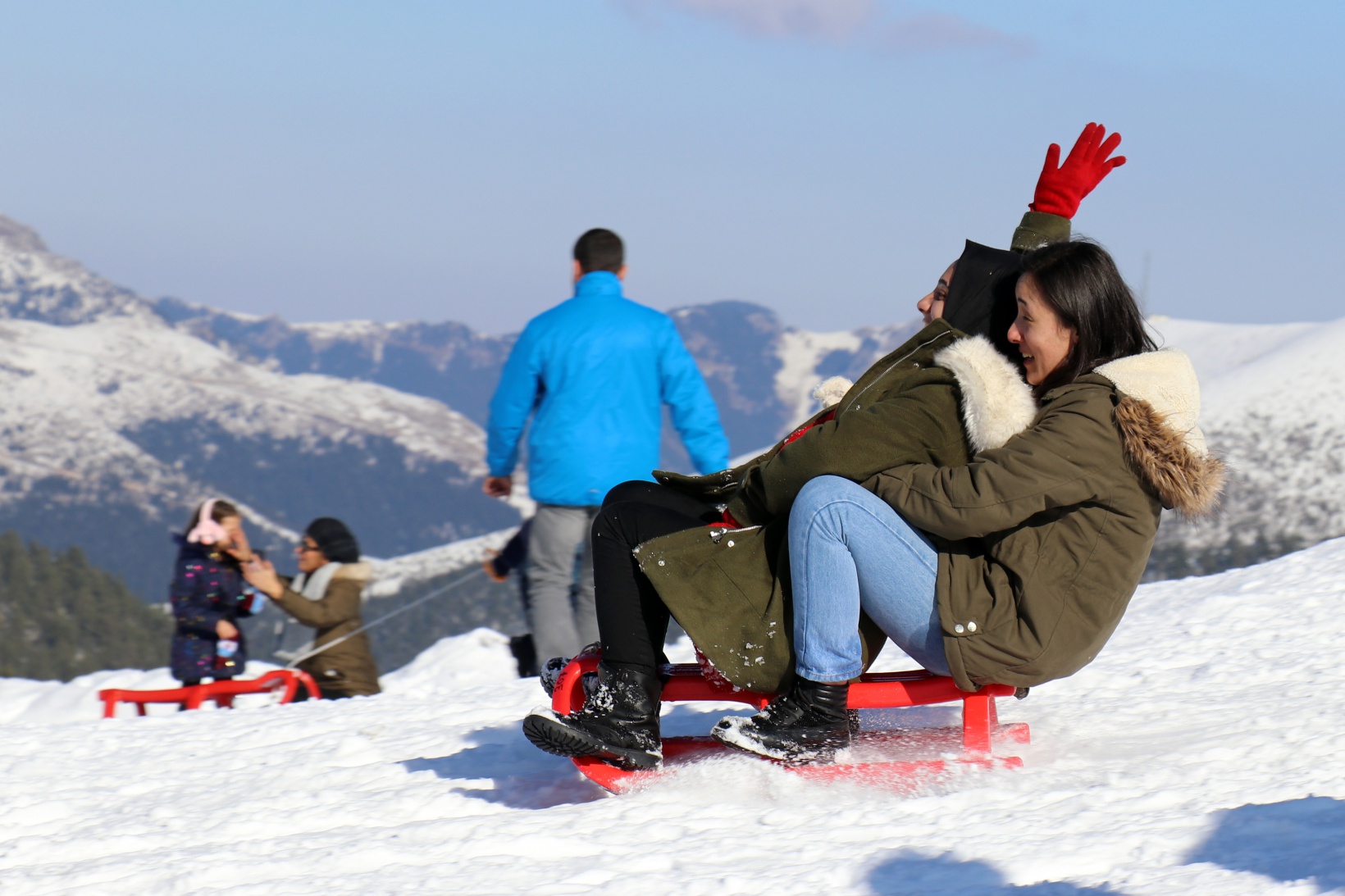 Zigana dağında kızak yoğunluğu 17