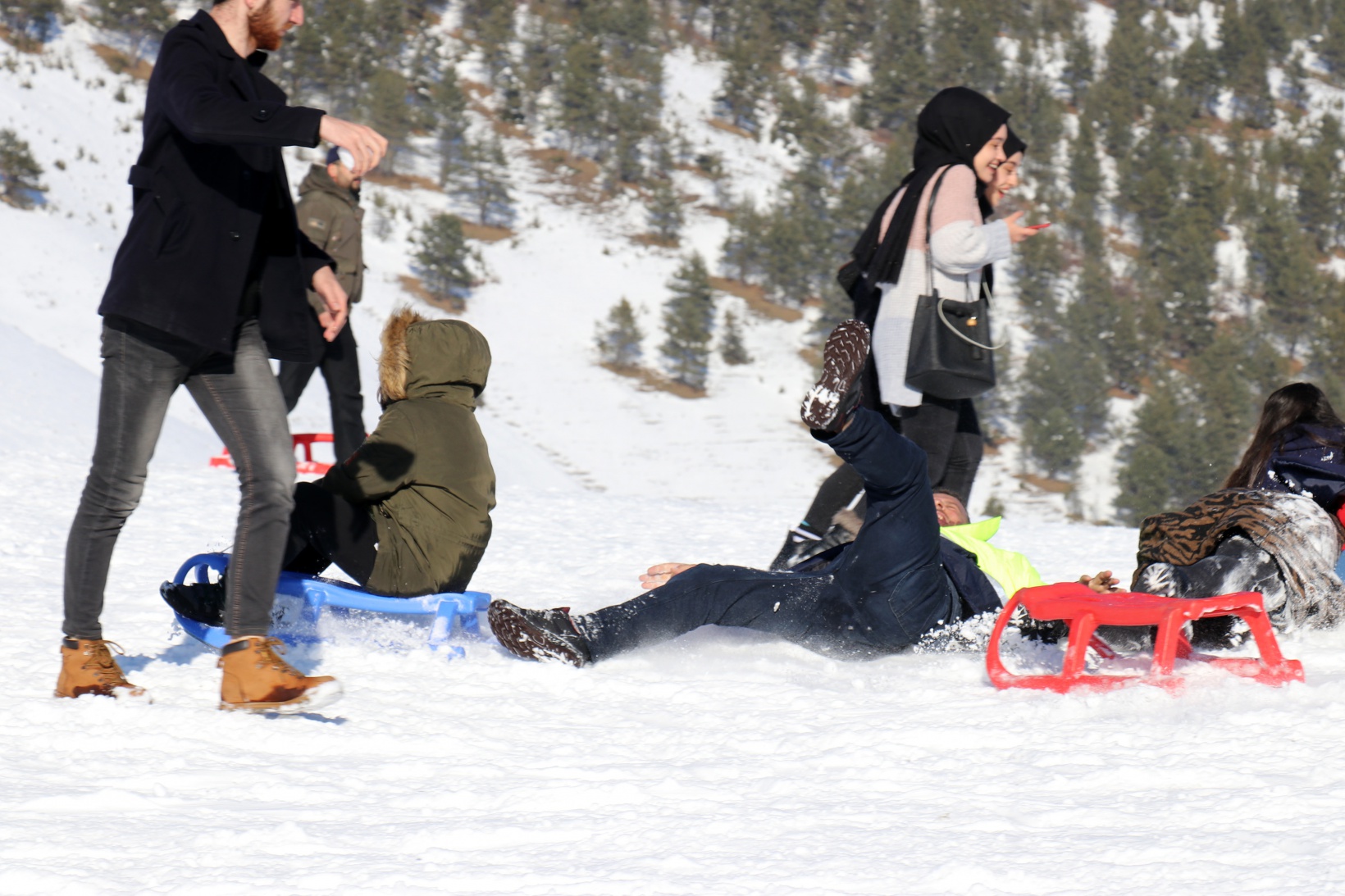 Zigana dağında kızak yoğunluğu 24