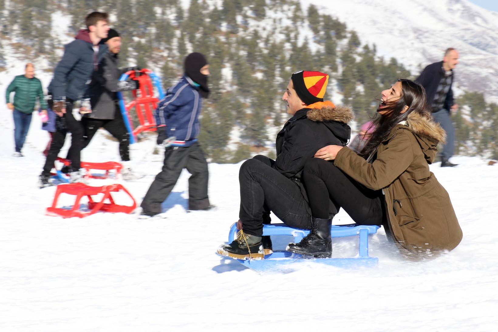 Zigana dağında kızak yoğunluğu 5