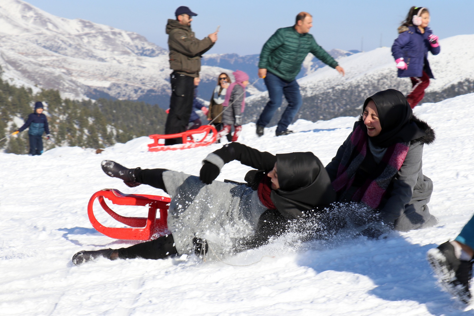Zigana dağında kızak yoğunluğu 18