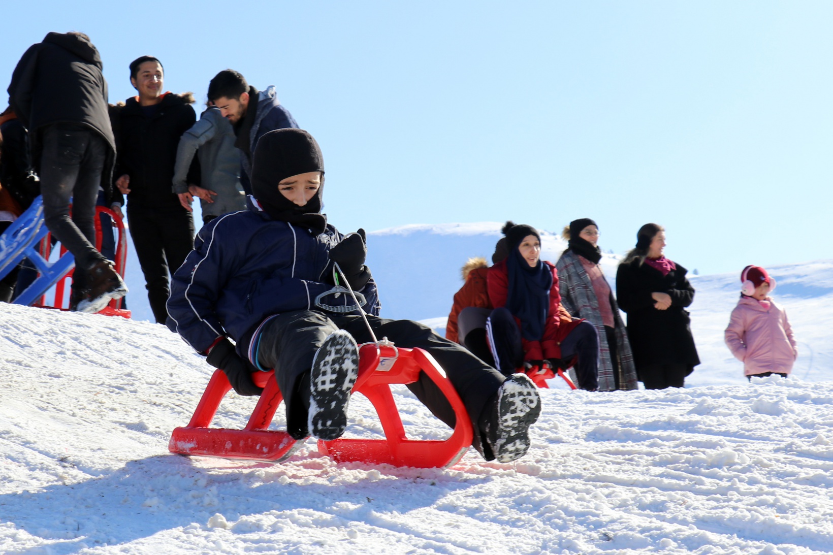 Zigana dağında kızak yoğunluğu 25