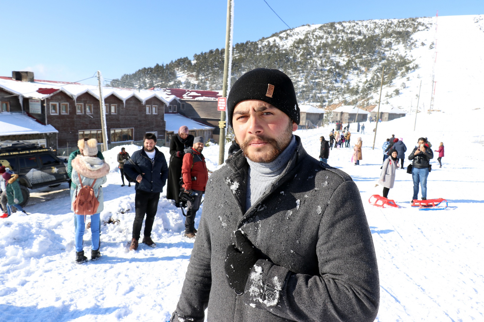 Zigana dağında kızak yoğunluğu 23