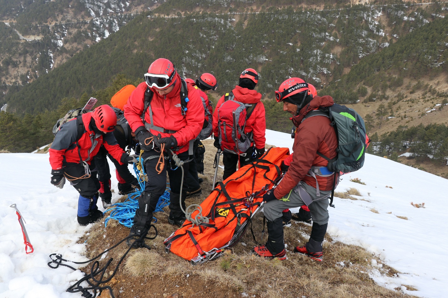 AFAD ekiplerinden Zigana'da nefes kesen tatbikat 43