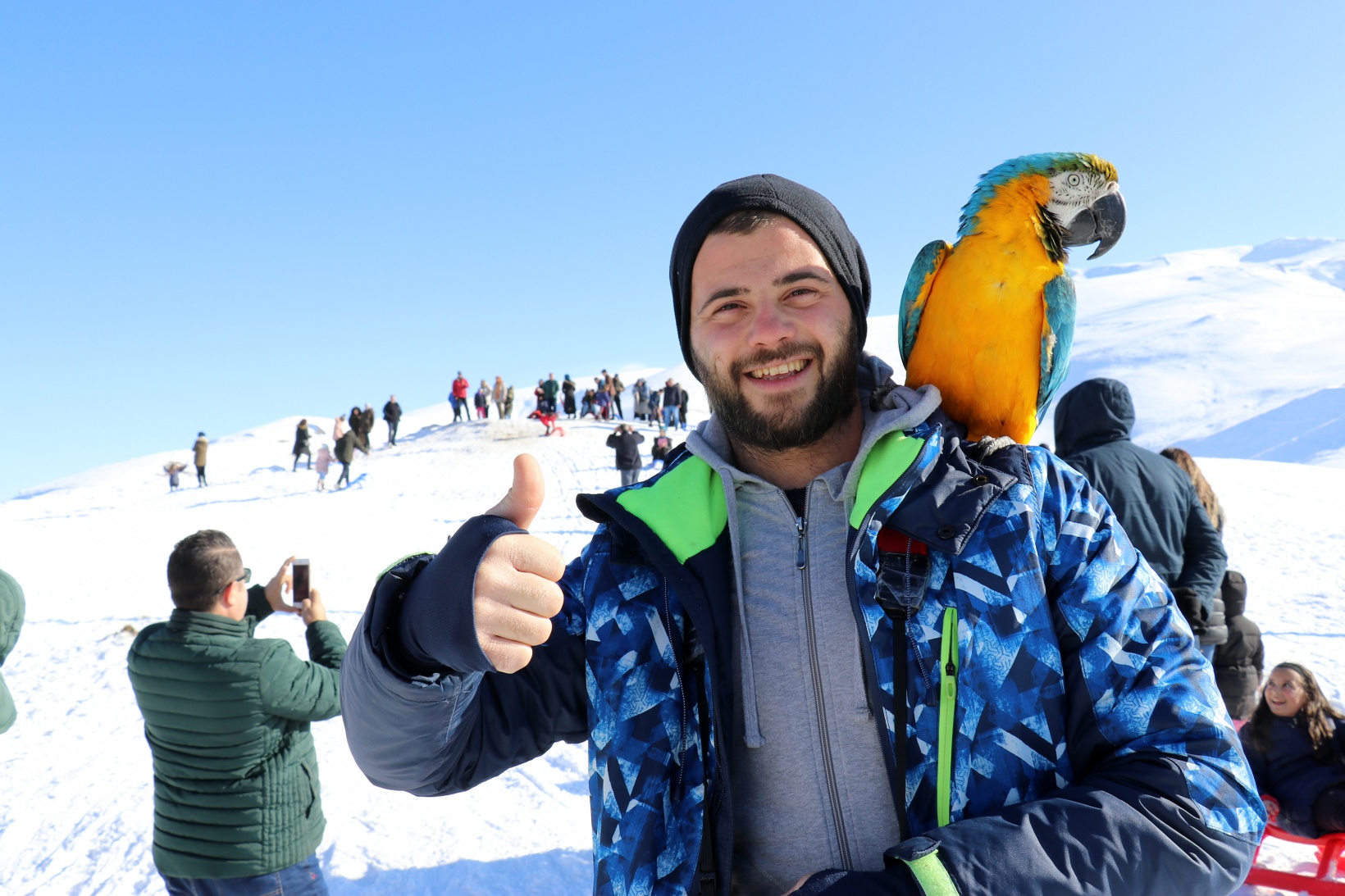 Zigana dağında kızak yoğunluğu 27