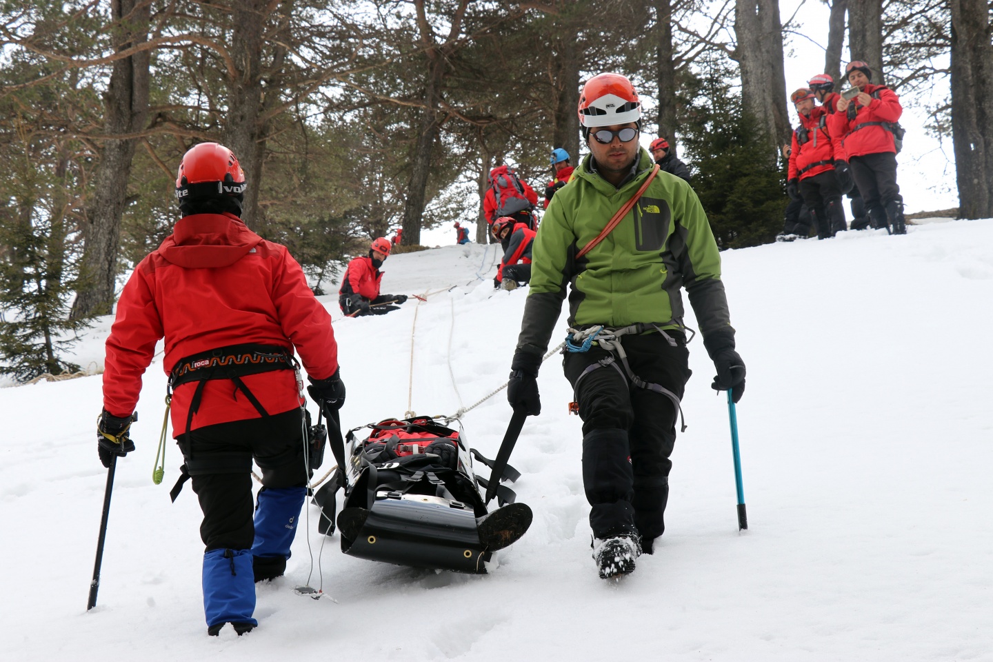 AFAD ekiplerinden Zigana'da nefes kesen tatbikat 55