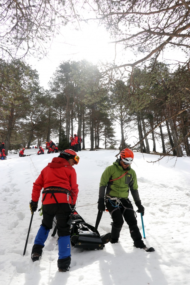 AFAD ekiplerinden Zigana'da nefes kesen tatbikat 24