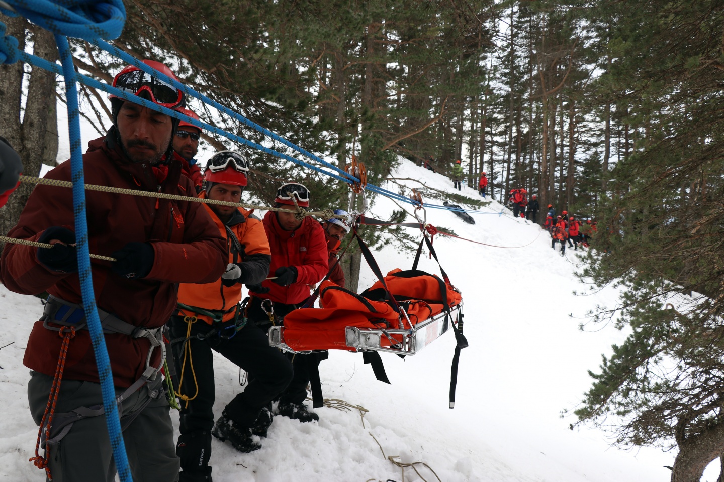 AFAD ekiplerinden Zigana'da nefes kesen tatbikat 47