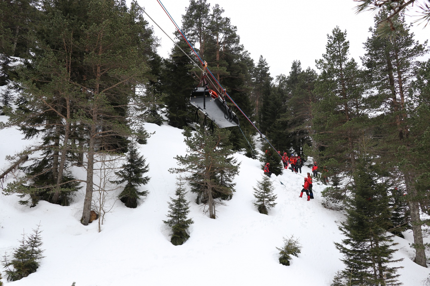 AFAD ekiplerinden Zigana'da nefes kesen tatbikat 52