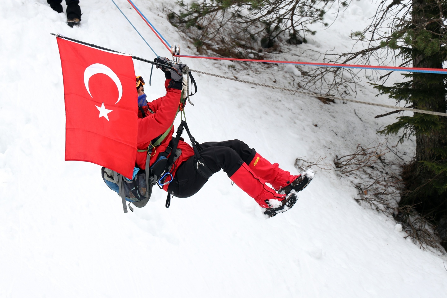 AFAD ekiplerinden Zigana'da nefes kesen tatbikat 6