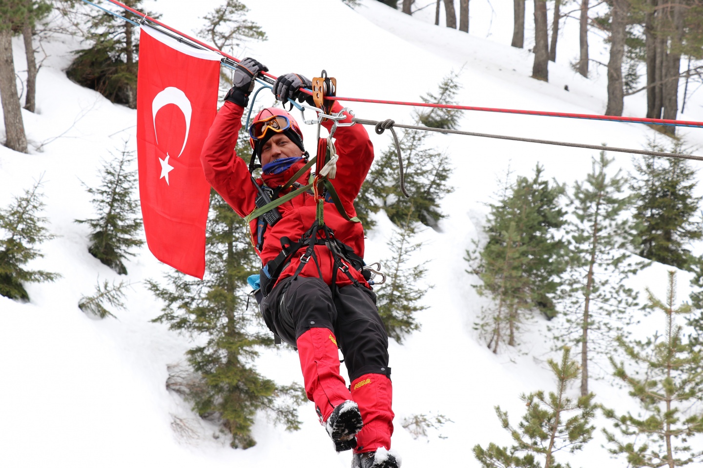 AFAD ekiplerinden Zigana'da nefes kesen tatbikat 36