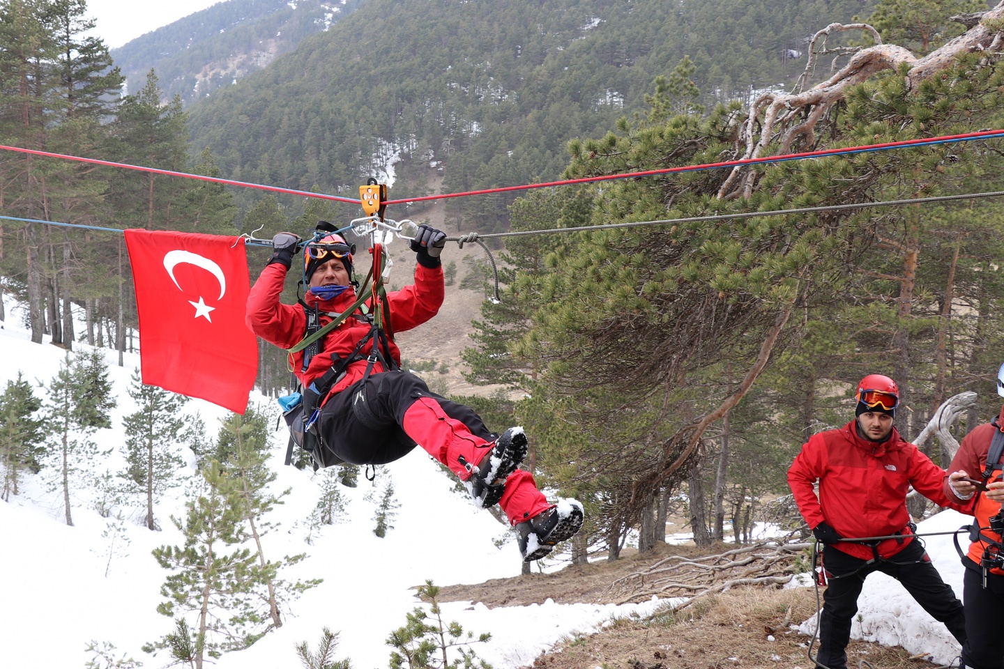 AFAD ekiplerinden Zigana'da nefes kesen tatbikat 18
