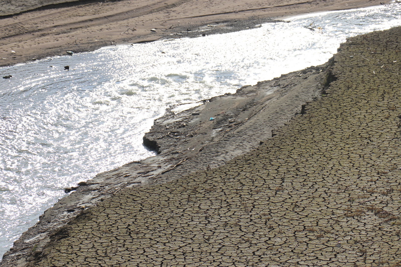 Torul baraj gölünde su seviyesi 40 metre çekildi 6