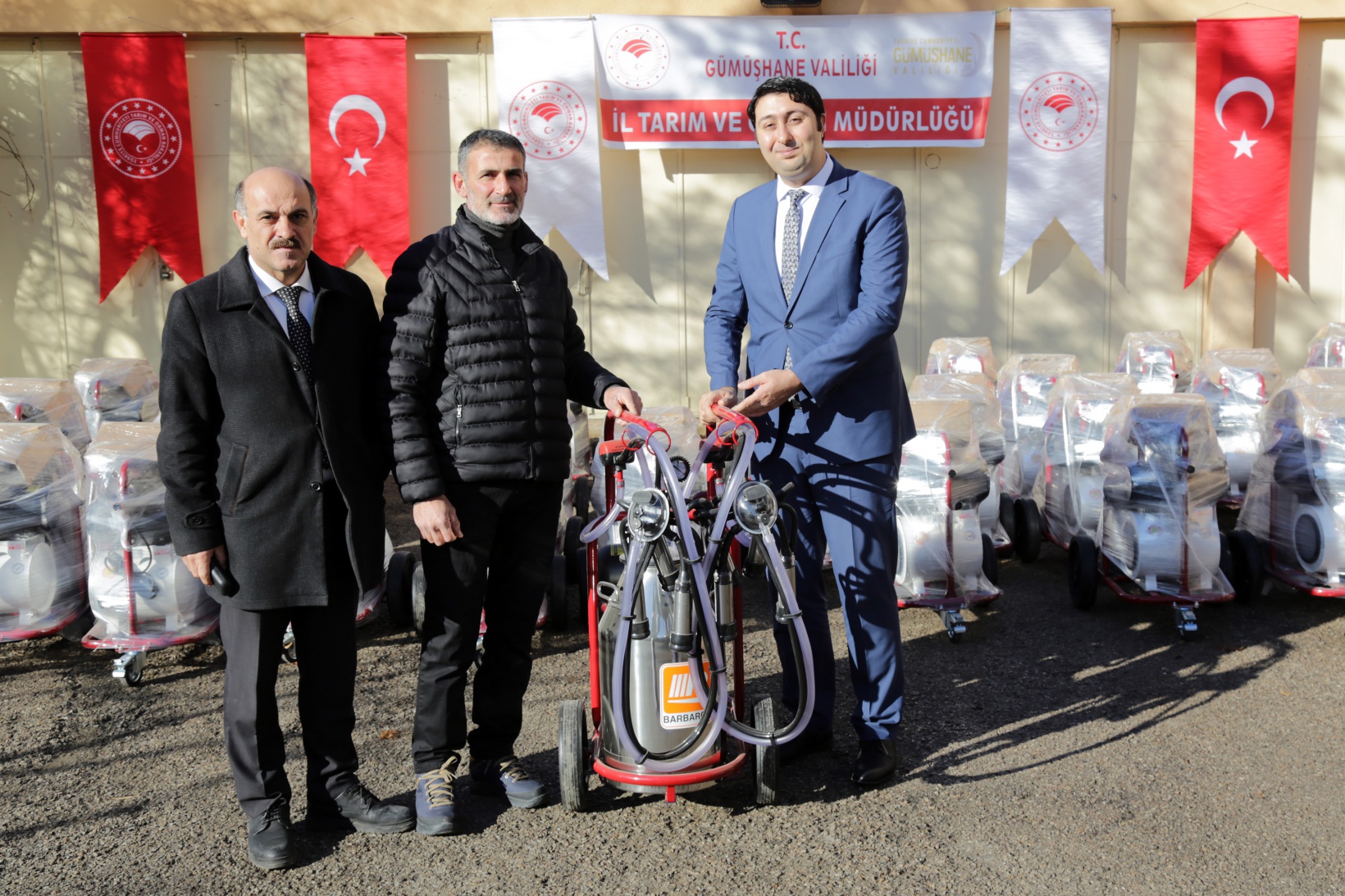 Gümüşhane'de üreticilere makine ve teçhizat desteği 8