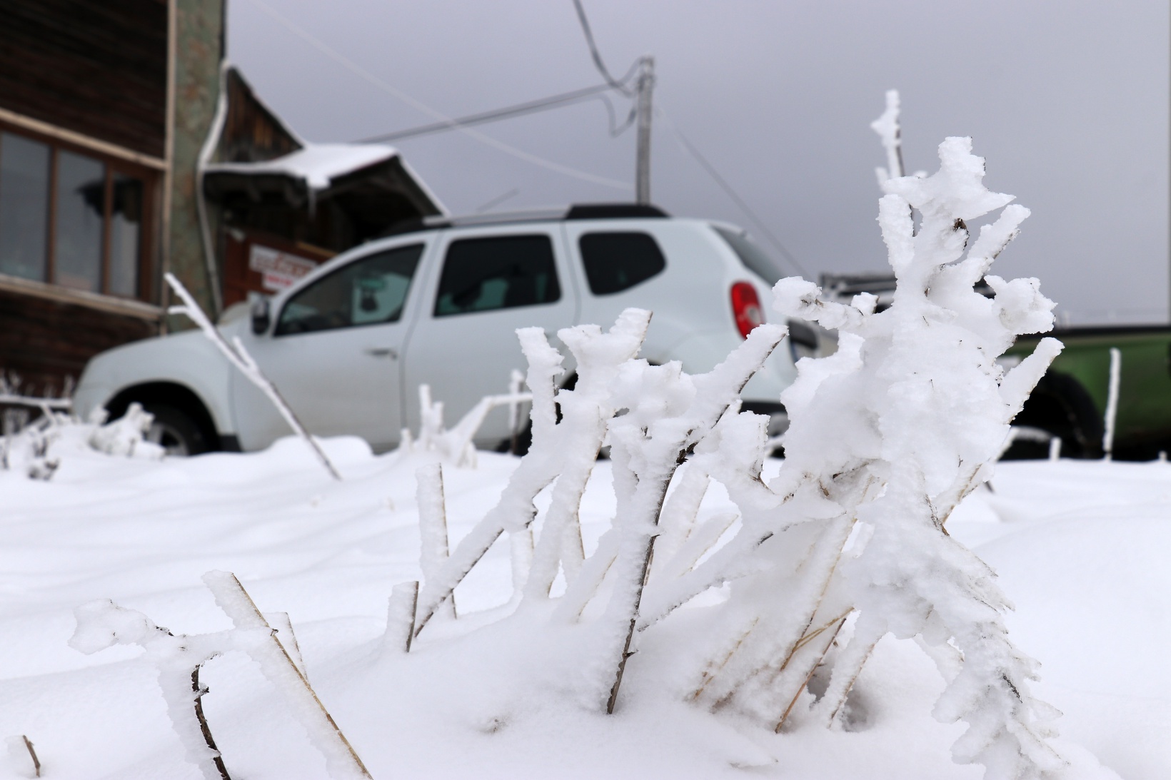 Zigana Dağı beyaz gelinliğini giydi 1