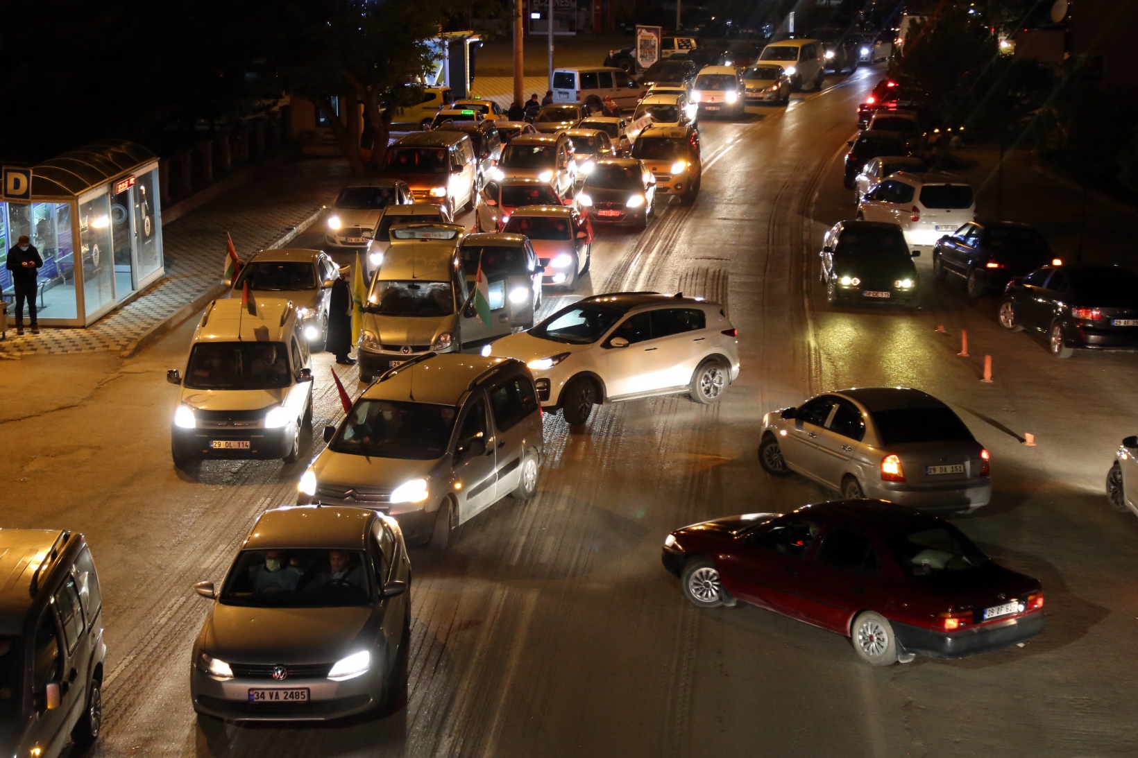 Gümüşhane caddelerinde 'Katil İsrail defol' sloganları 9