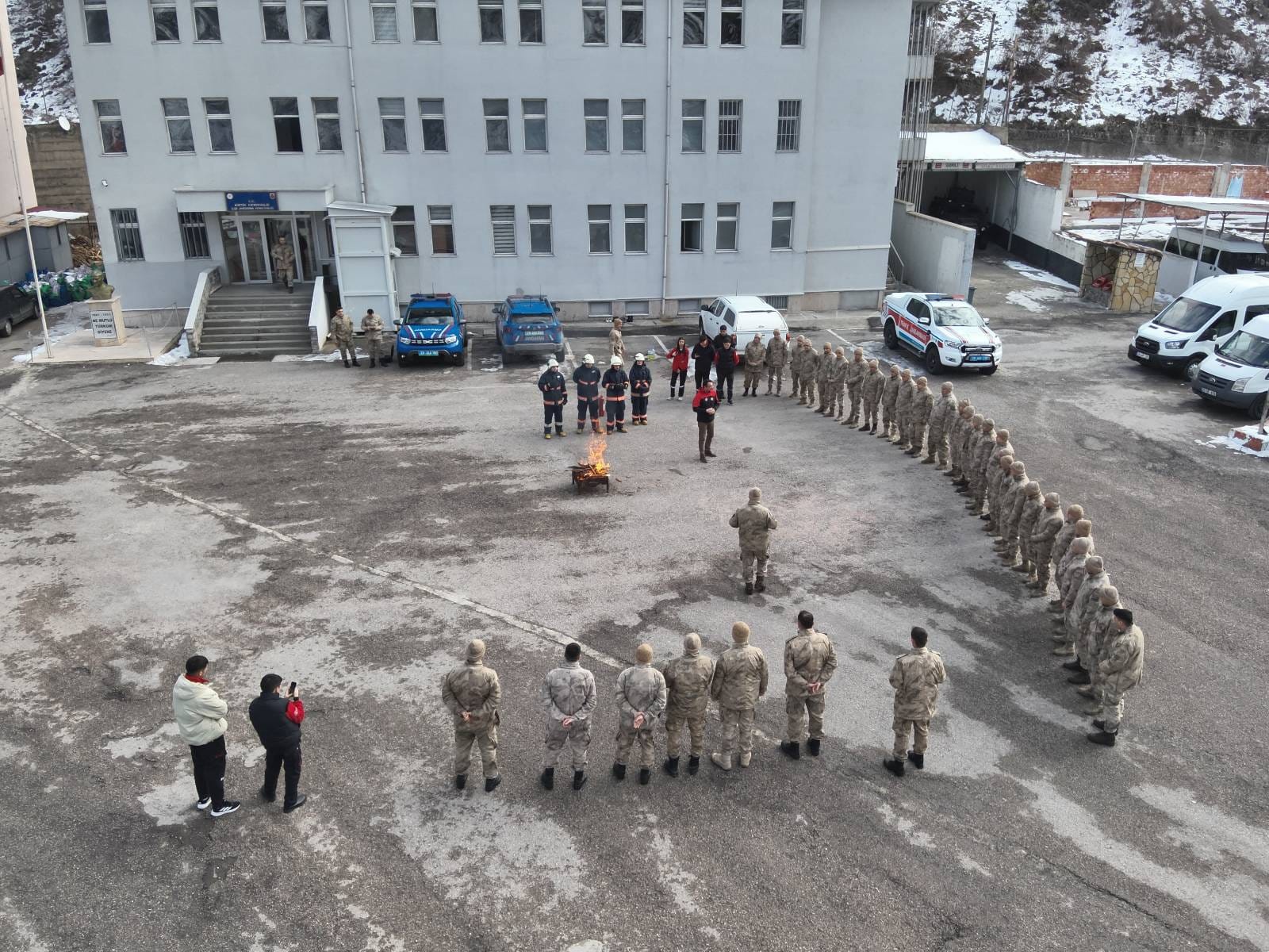 Jandarma’ya yangın eğitimi 2