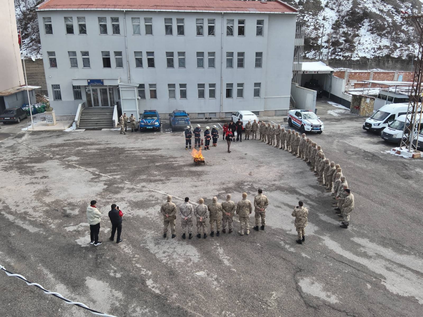 Jandarma’ya yangın eğitimi 3