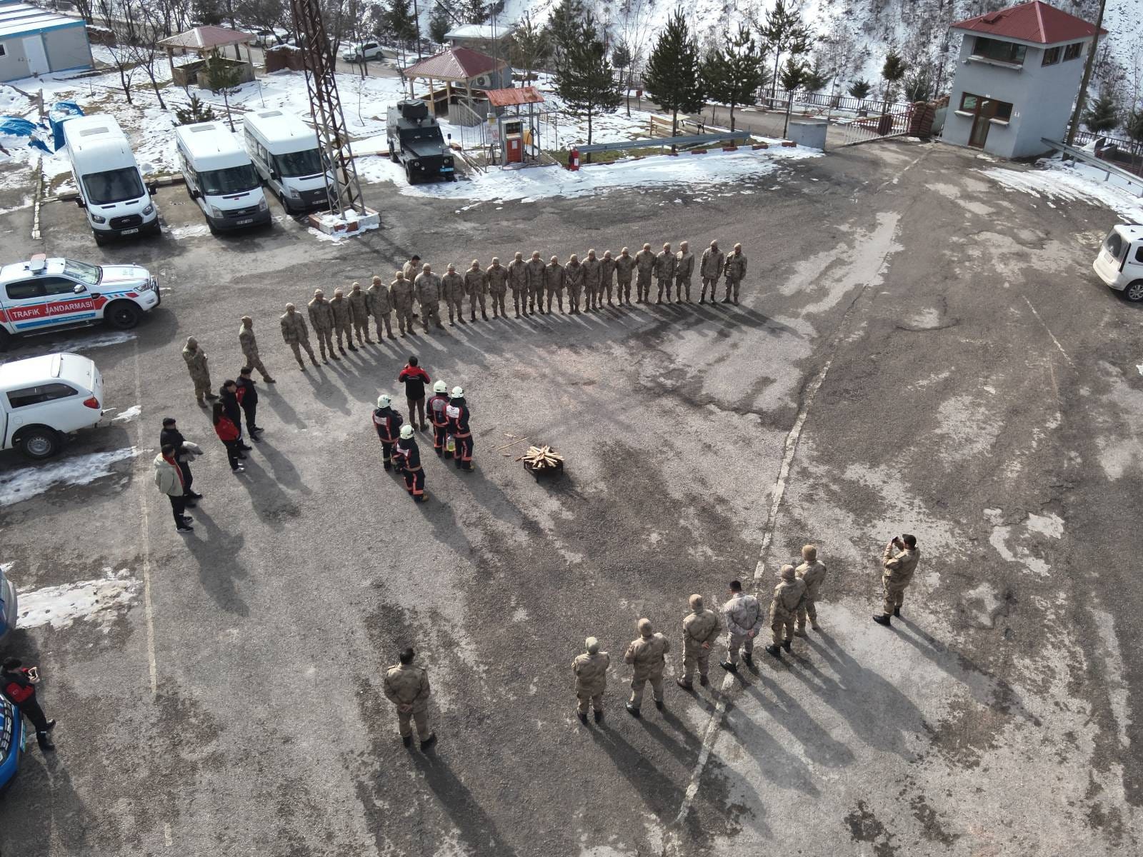 Jandarma’ya yangın eğitimi 5