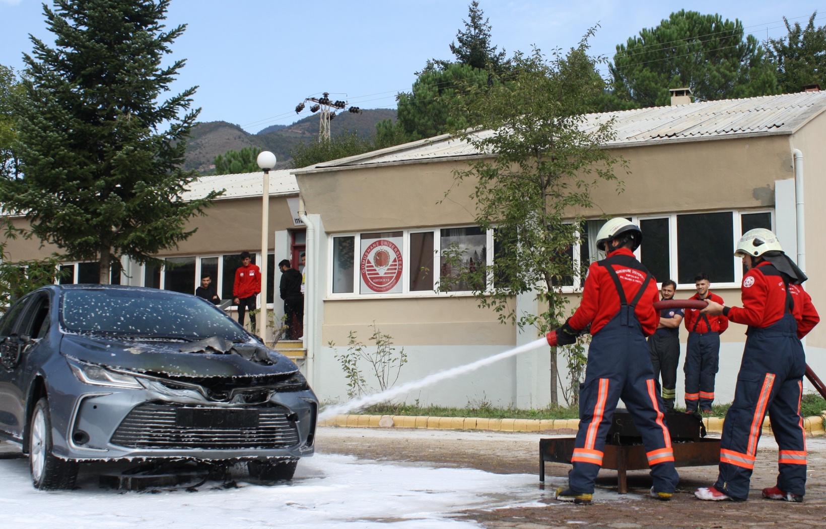 Kürtün MYO’da sivil savunma ve yangın tatbikatı 4