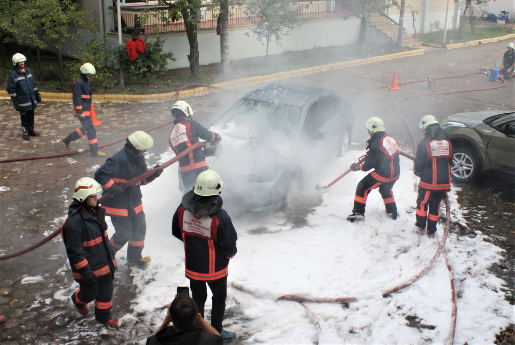 Kürtün MYO’da sivil savunma ve yangın tatbikatı 2