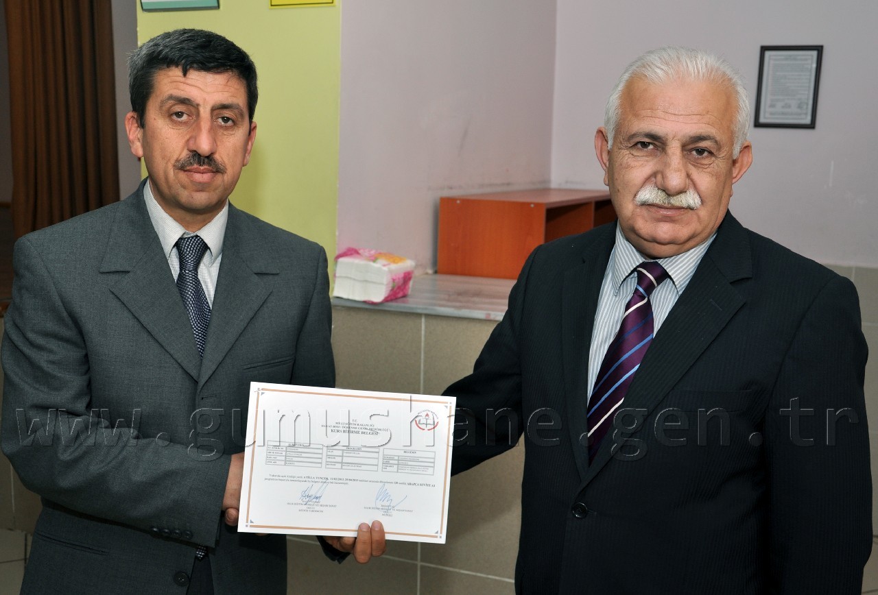 Gümüşhane'de Arapça A-1 Kursu Tamamlandı 9