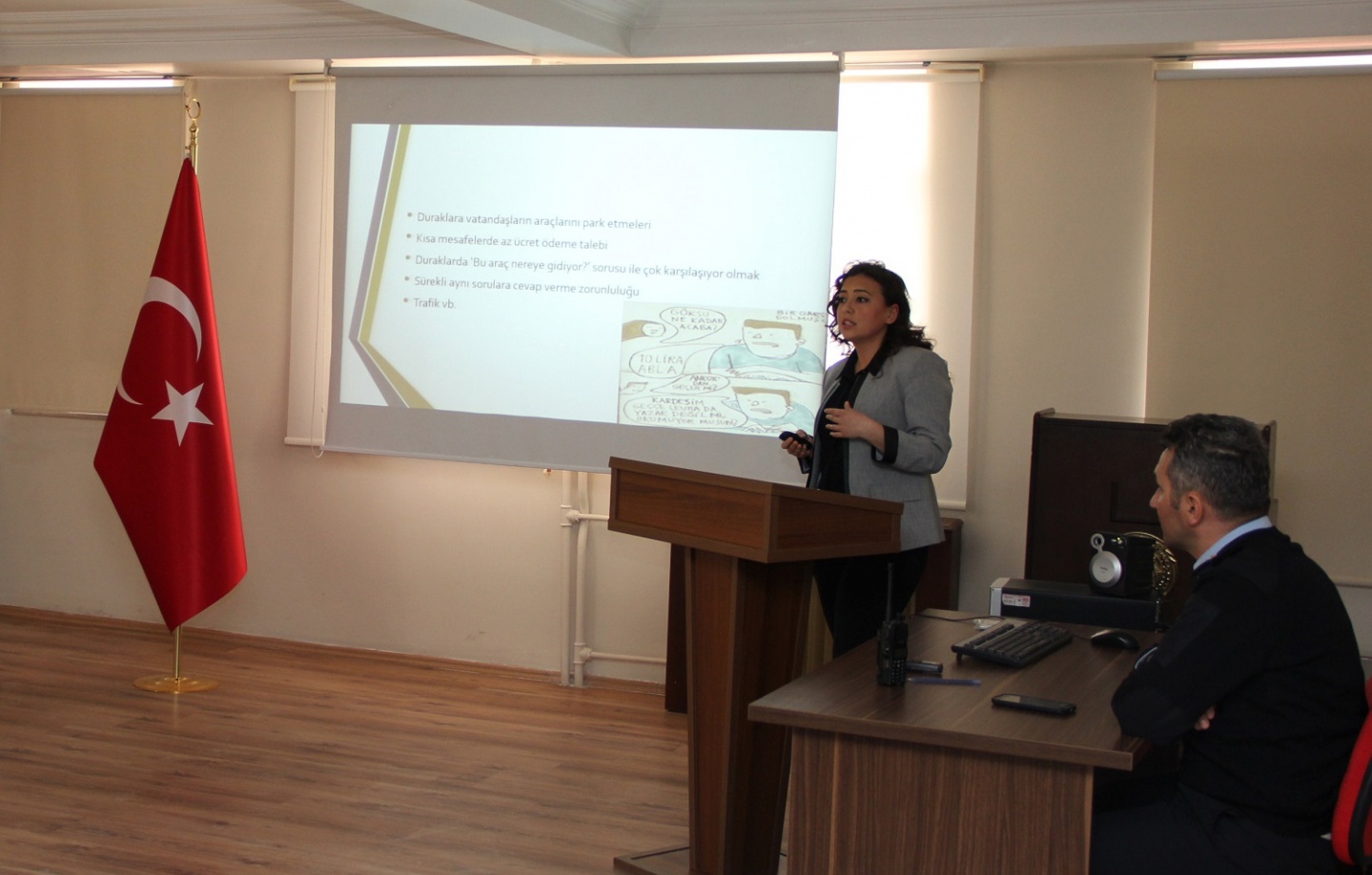 Emniyet dolmuşçuları bilgilendirdi 2