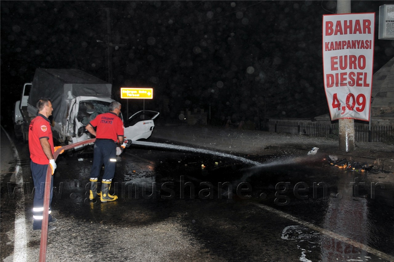 Gümüşhane'de Feci Kaza: 1 Ölü, 3 Yaralı 10