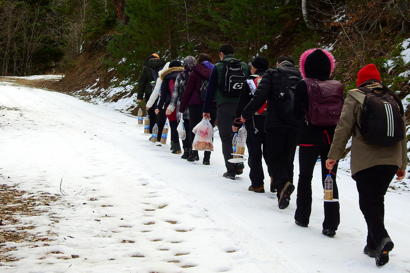 Gümüşhaneli dağcılar Sarıkamış Şehitleri için yürüdü 8
