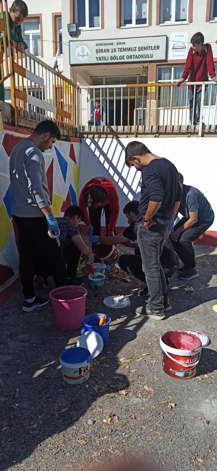 Şiran’da üniversite öğrencilerinden örnek çalışma 5