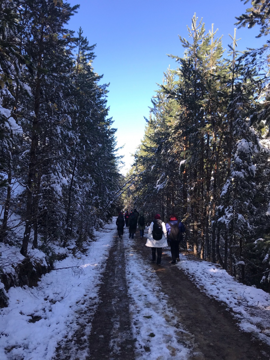 Gümüşhaneli dağcılar Zigana’da sonbahar ve kışı bir arada yaşadı 15