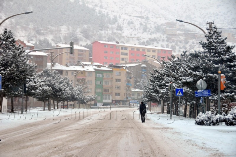 Gümüşhane'de Kar: 120 Köy Yolu Ulaşıma Kapandı 7
