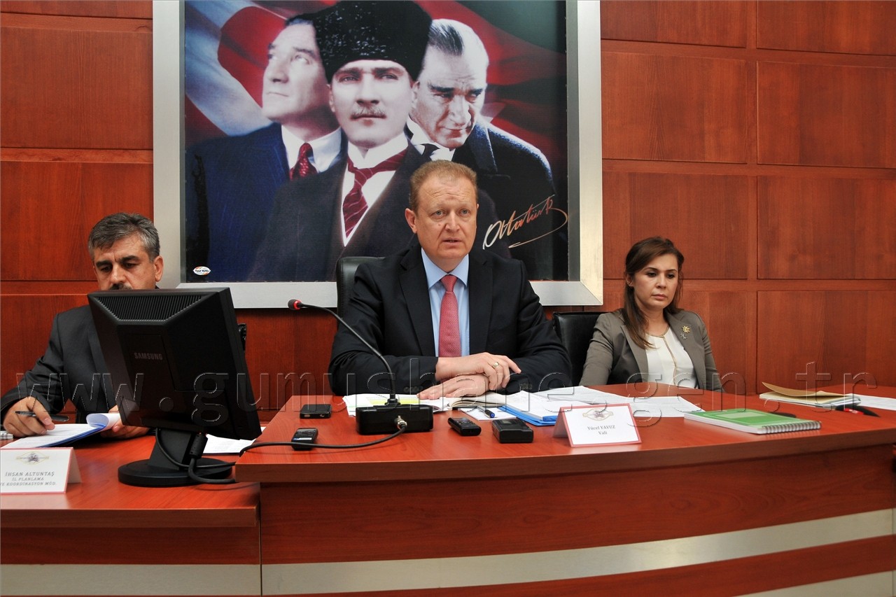 Gümüşhane'de İl Koordinasyon Kurulu Toplantısı Yapıldı 1