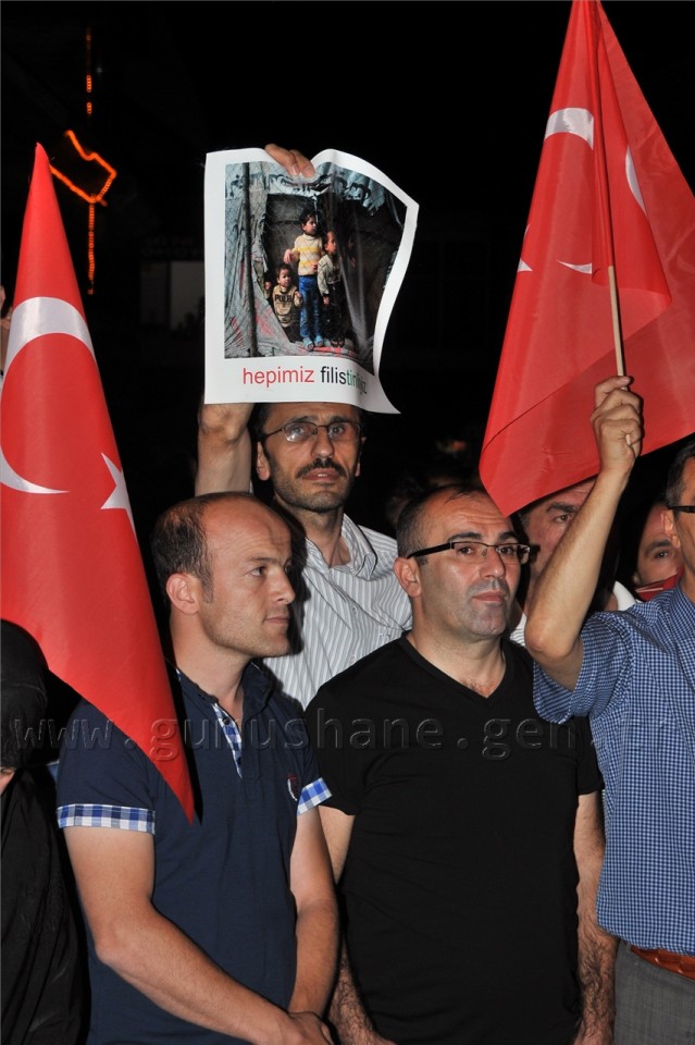 Gümüşhane İsrail'i Lanetledi 9