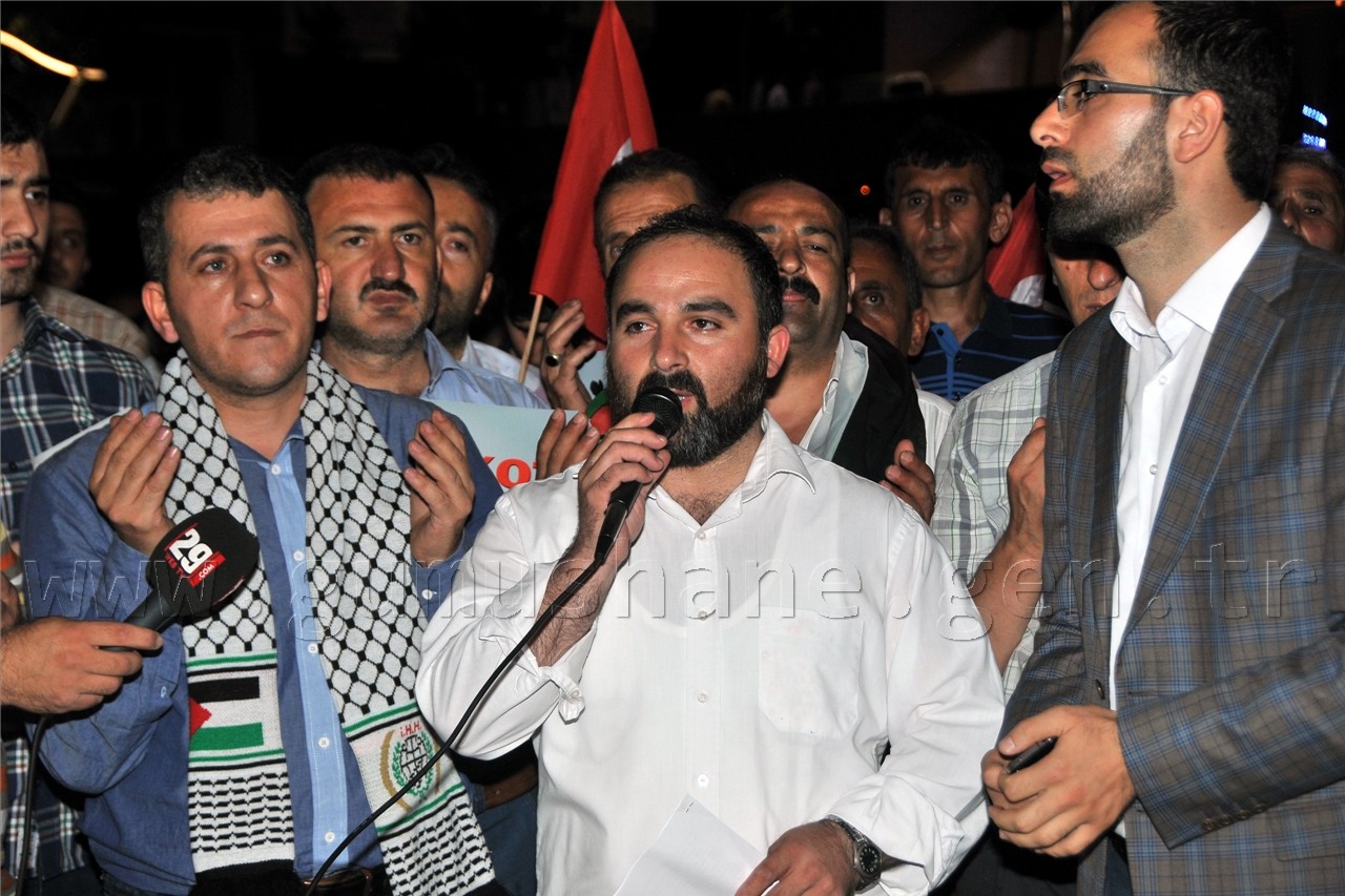 Gümüşhane İsrail'i Lanetledi 12