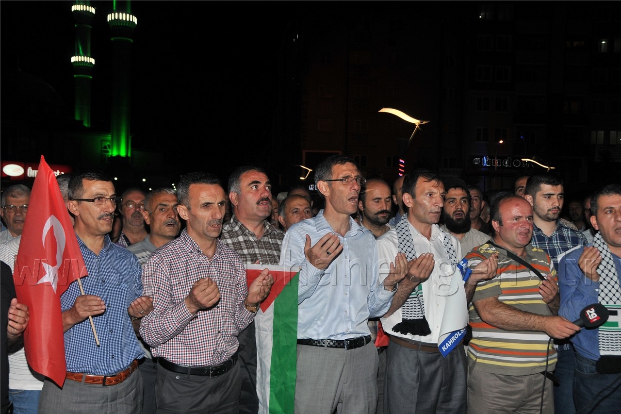 Gümüşhane İsrail'i Lanetledi 13