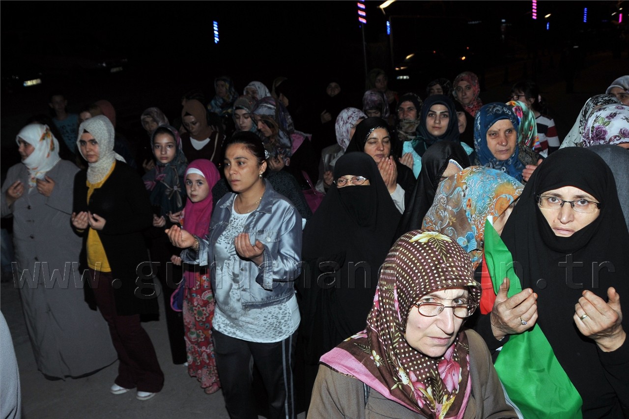 Gümüşhane İsrail'i Lanetledi 14