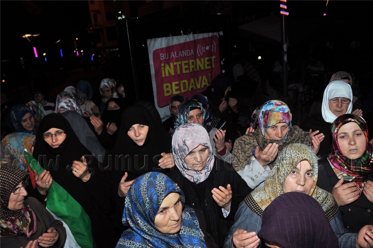 Gümüşhane İsrail'i Lanetledi 16