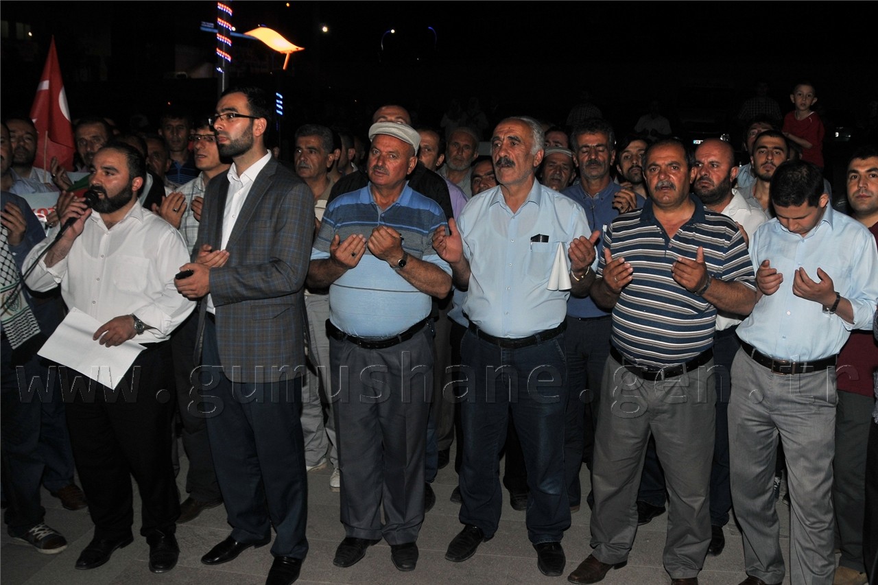 Gümüşhane İsrail'i Lanetledi 17