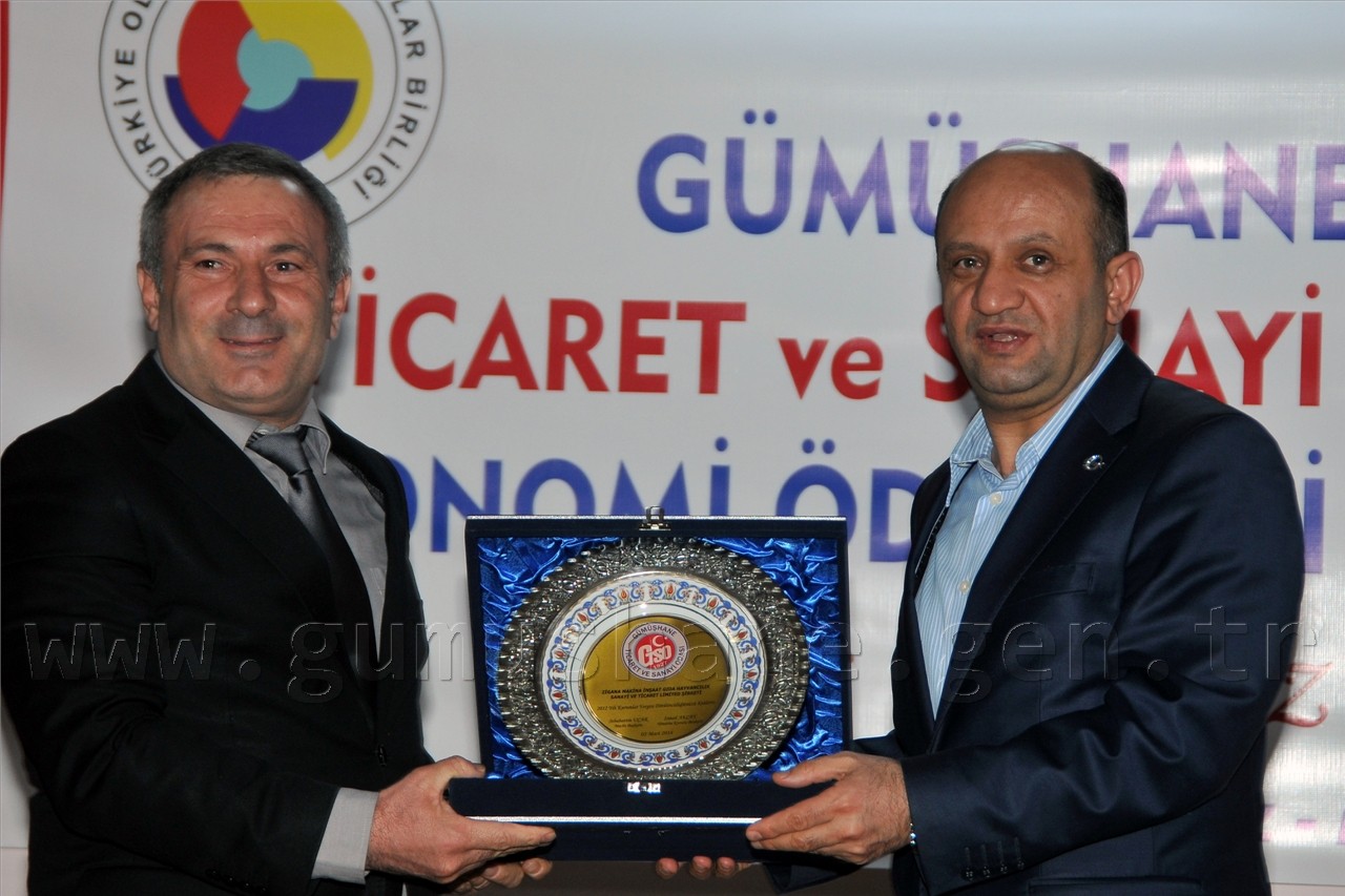 Gümüşhane'nin Ekonomi Ödüllerini Bakan Işık Verdi 18