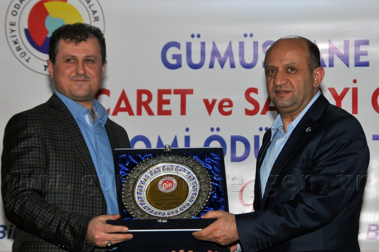 Gümüşhane'nin Ekonomi Ödüllerini Bakan Işık Verdi 20