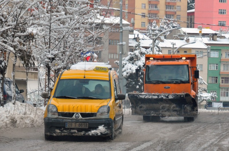 Gümüşhane'de Etkili Kar Yağışı 7