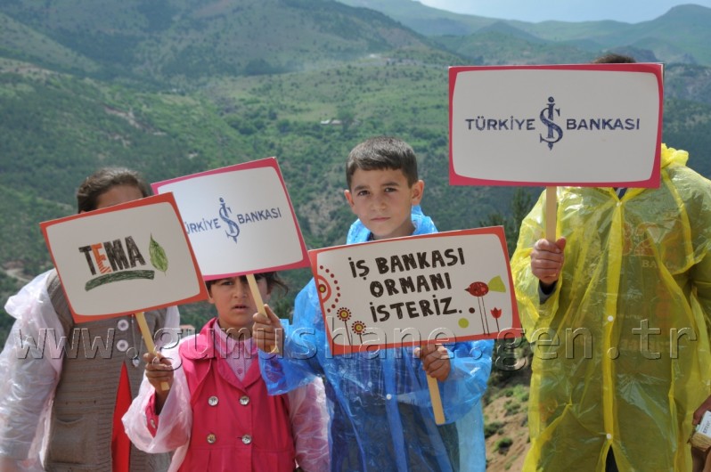 İş Bankası'nın 68.Ormanı Gümüşhane'de 25