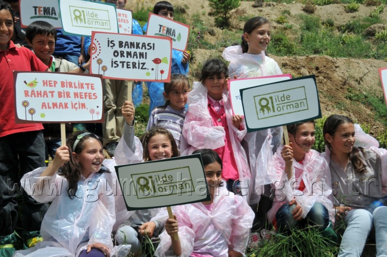 İş Bankası'nın 68.Ormanı Gümüşhane'de 51