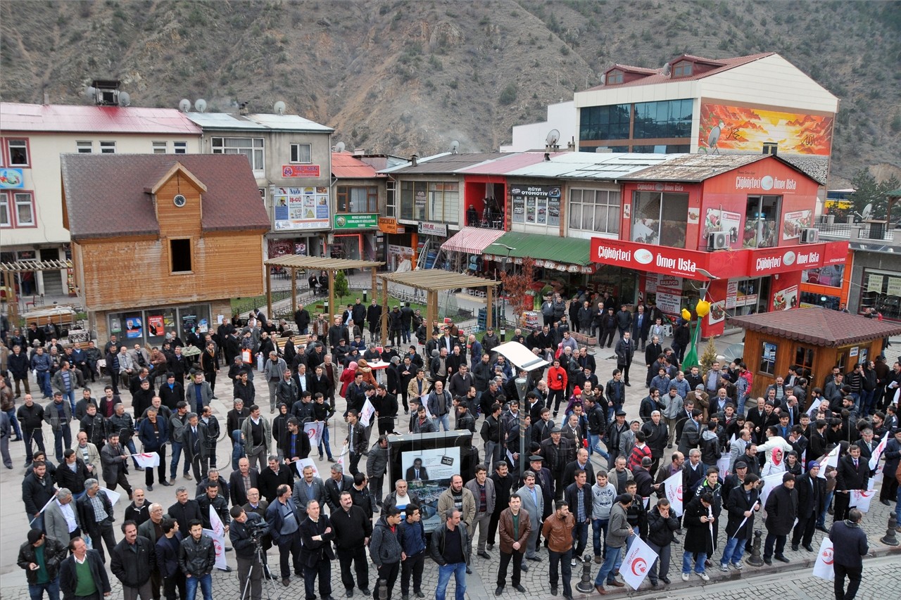 BBP Lideri Destici Gümüşhane'de 10