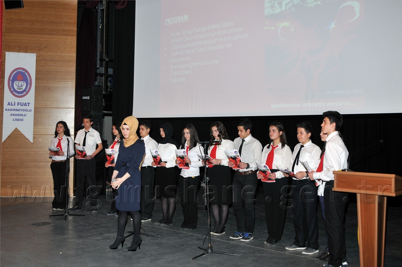 Gümüşhane'de Çanakkale Zaferi ve Şehitler Anıldı 35