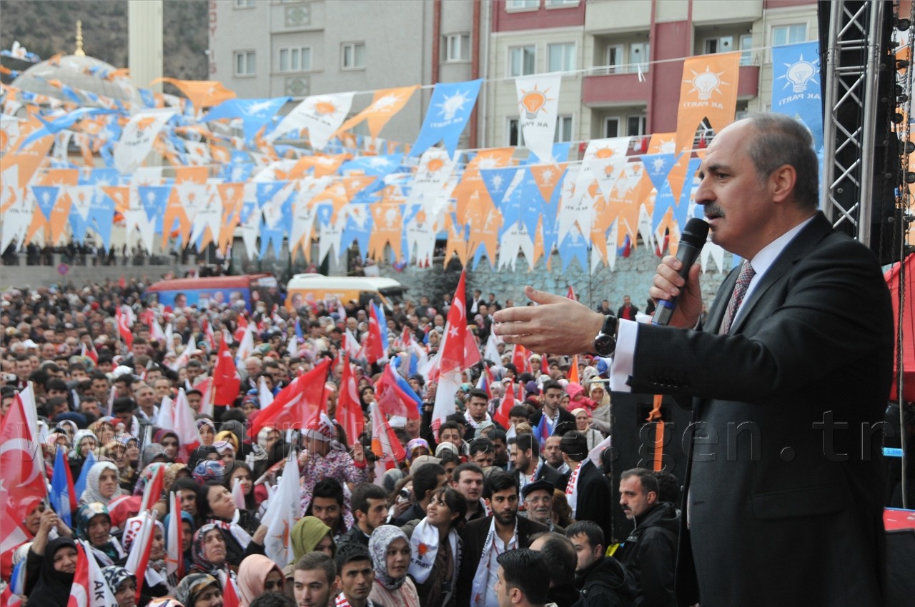 AK Parti Genel Başkan Yardımcısı Numan Kurtulmuş Gümüşhane'de 18