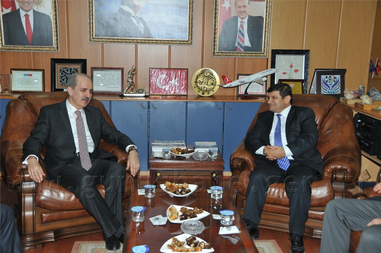 Kurtulmuş Vali Mayda'yı Makamında Ziyaret Etti 7