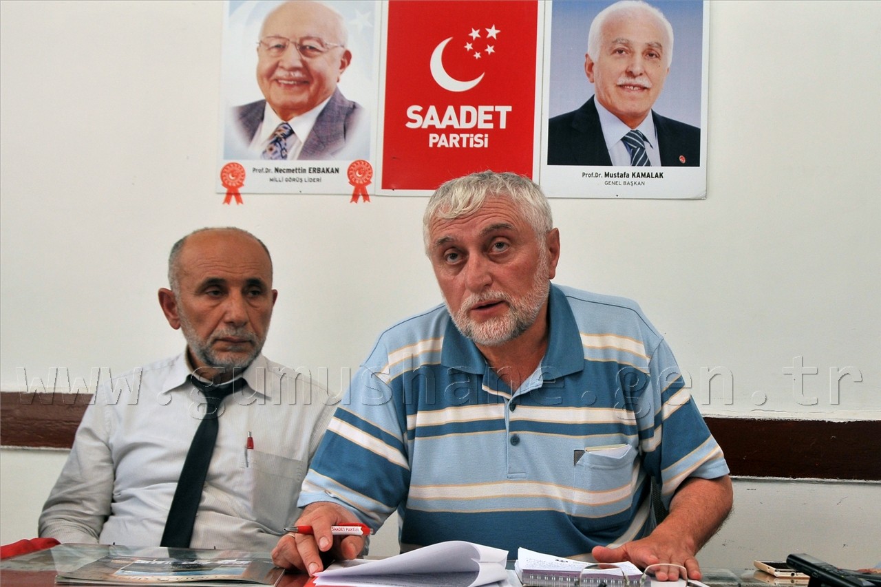 SP Genel İdare Kurulu Üyesi Yıldırım Gümüşhane’de 2