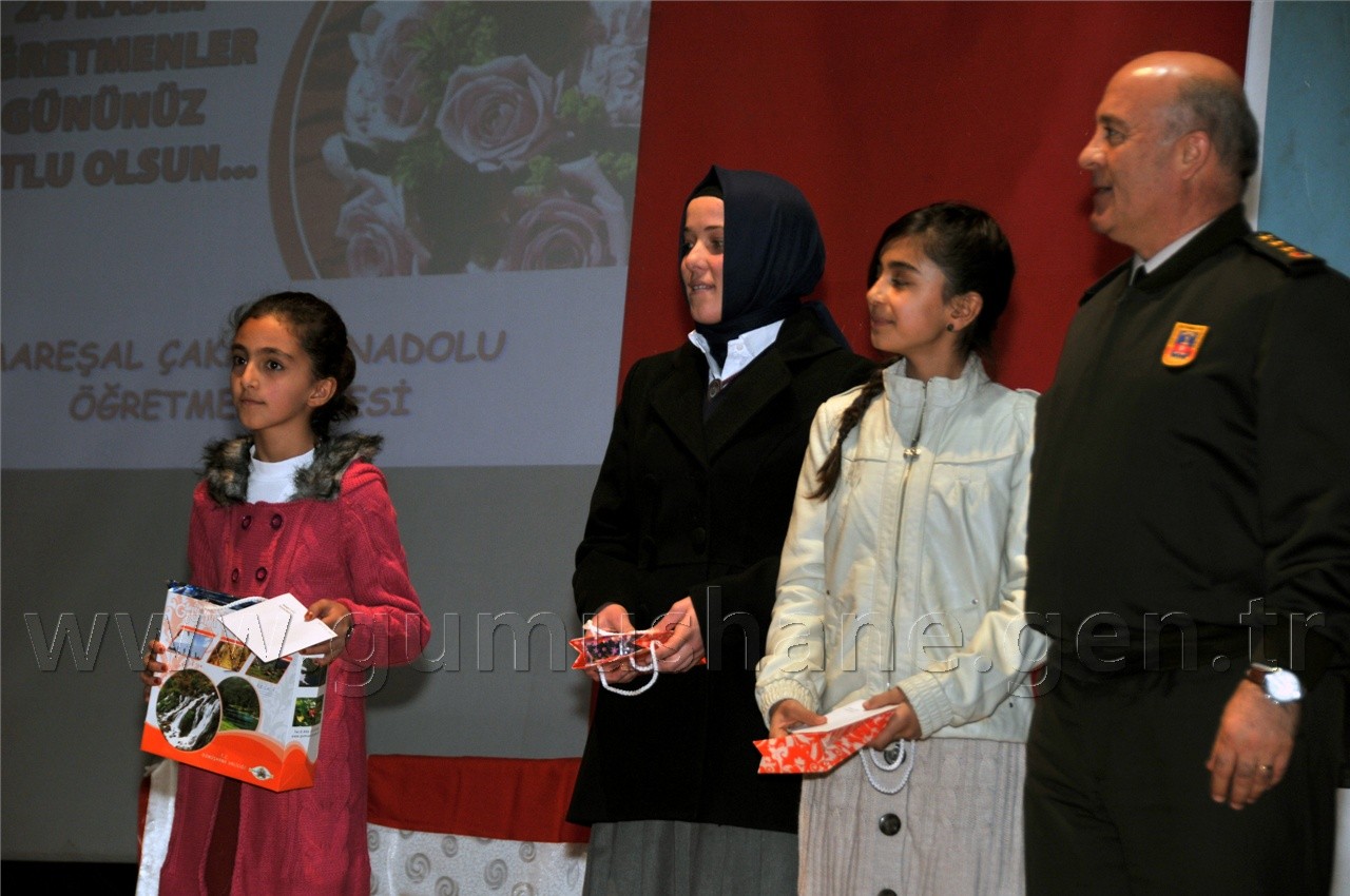 Gümüşhane'de 24 Kasım Öğretmenler Günü Kutlamaları 16