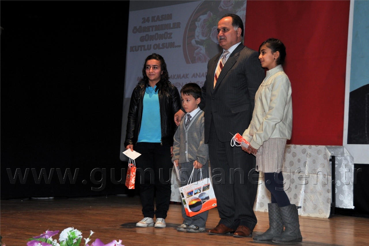 Gümüşhane'de 24 Kasım Öğretmenler Günü Kutlamaları 17